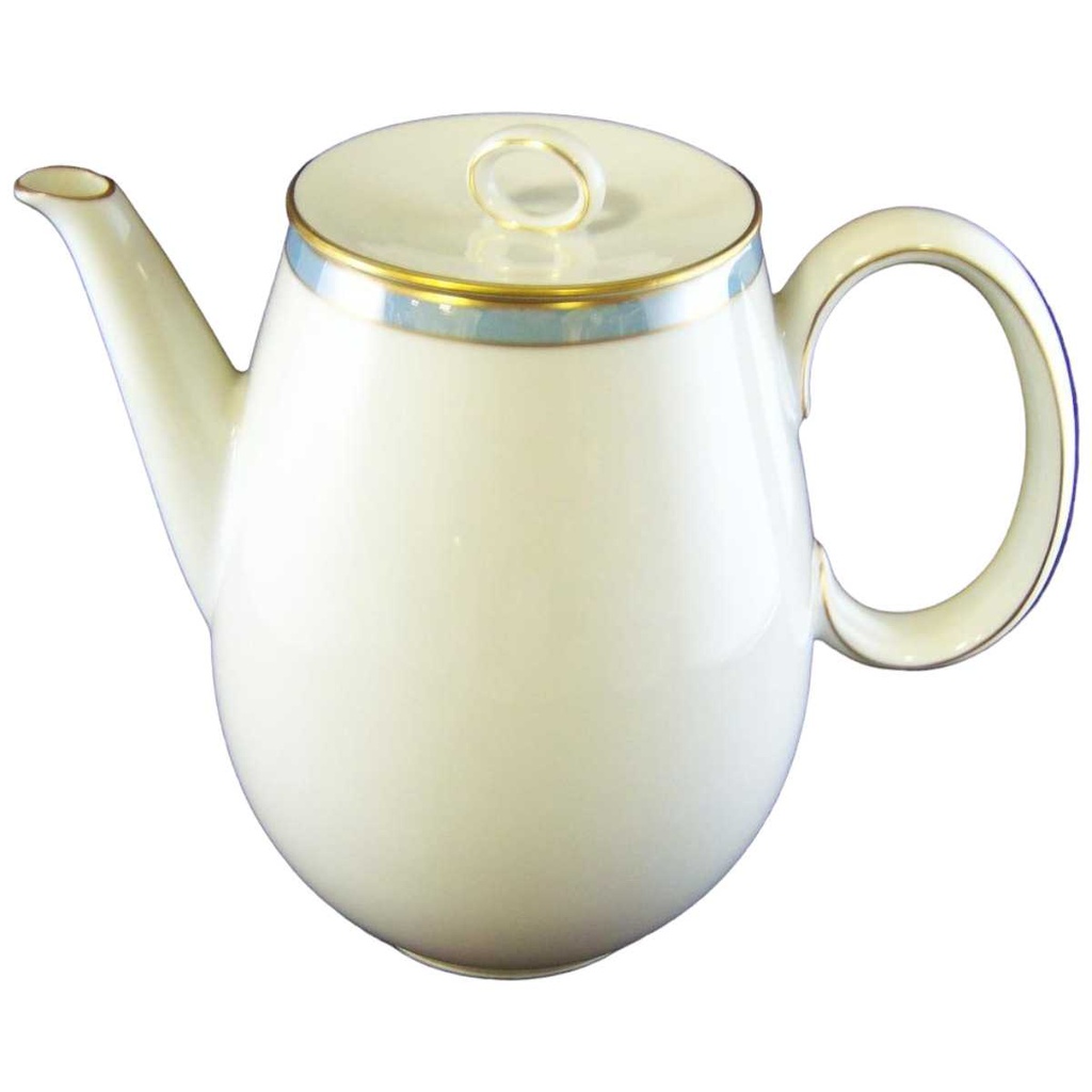 [161103231] Kaffeekanne groß 1,5 L Thomas Porzellan Exquisit Como Blaulüster gebraucht - sehr gut
