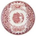 Untertasse für Kaffee 16 cm Royal Sphinx Maastricht Old England Rot