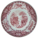 Kuchenteller Dessertteller Frühstücksteller 20 cm Royal Sphinx Maastricht Old England Rot gebraucht - sehr gut