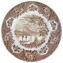 Speiseteller Essteller Teller Flach D 25 cm H 2 EIT England gebraucht-sehr gut