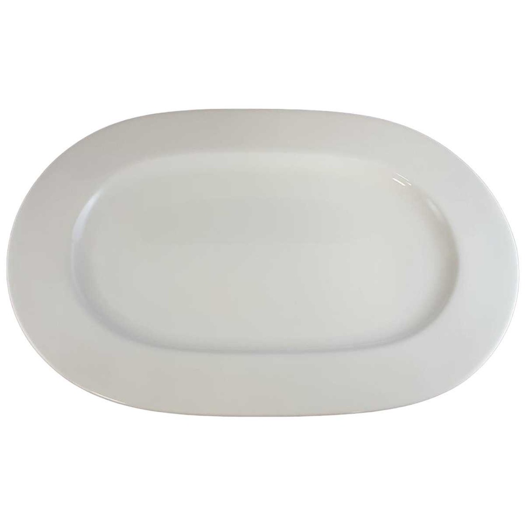 [161103249] Fleischplatte 35x23,5 cm Villeroy & Boch Royal Weiß gebraucht - sehr gut
