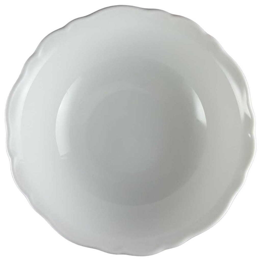 [161104280] Salatschale klein 19 cm Hutschenreuther Maria Theresia Weiß gebraucht - sehr gut