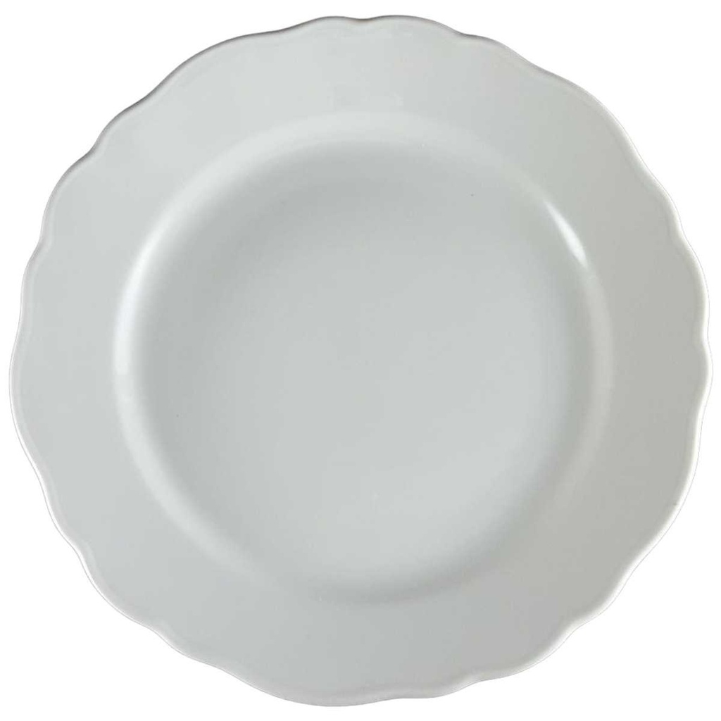 [161104282] Speiseteller Essteller 25 cm Hutschenreuther Maria Theresia Weiß gebraucht - sehr gut