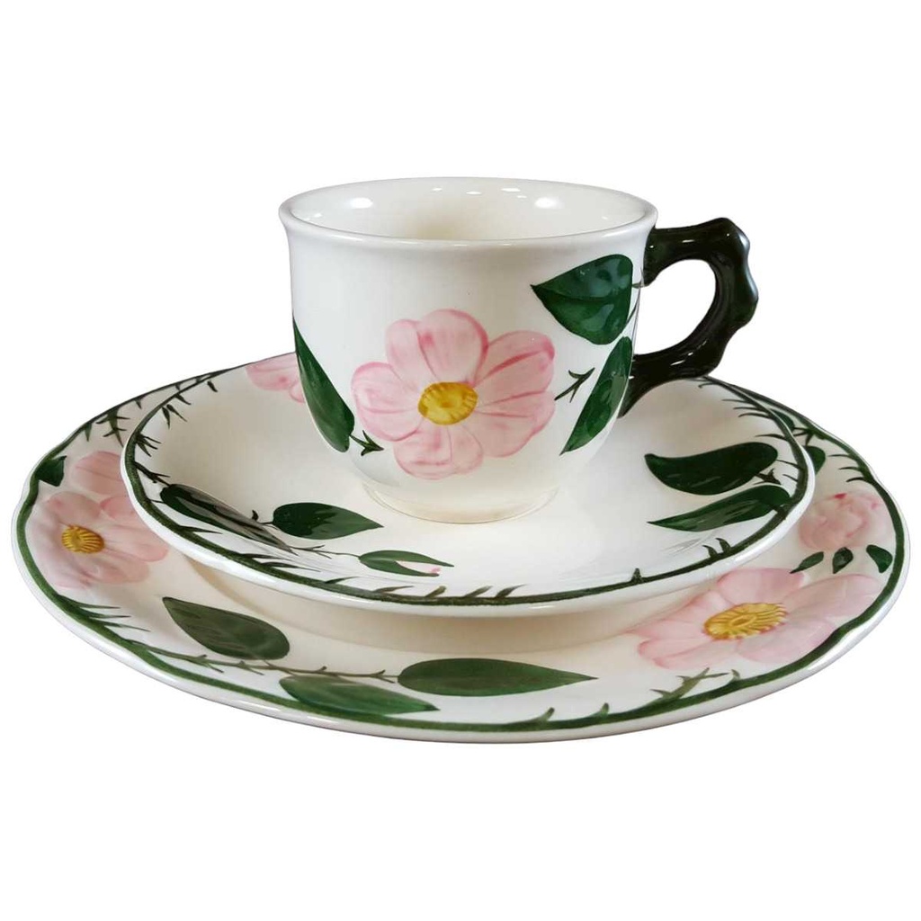 [161121346] Kaffeegedeck 3tlg Villeroy & Boch Wildrose gebraucht - sehr gut