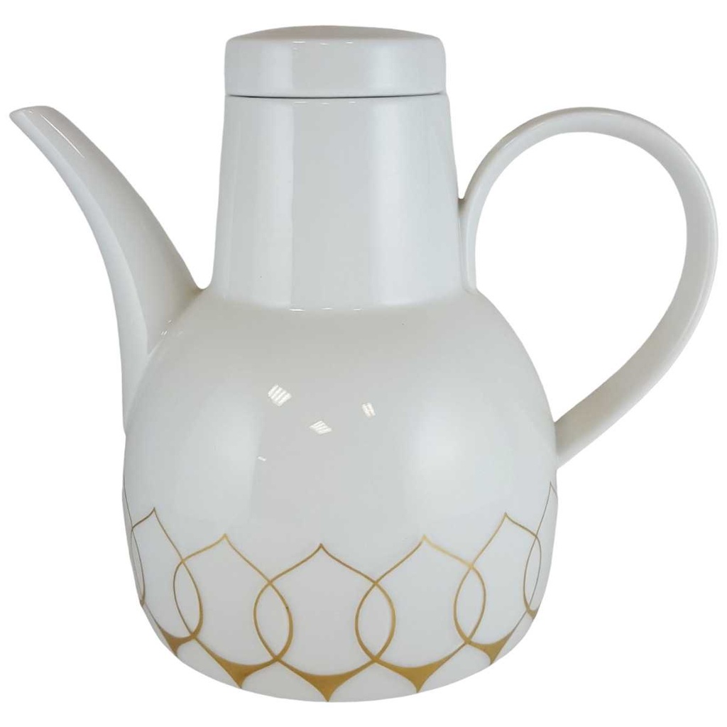 [161202393] Kaffeekanne Rosenthal Lotus Goldsilhouette Björn Wiinblad gebraucht - sehr gut