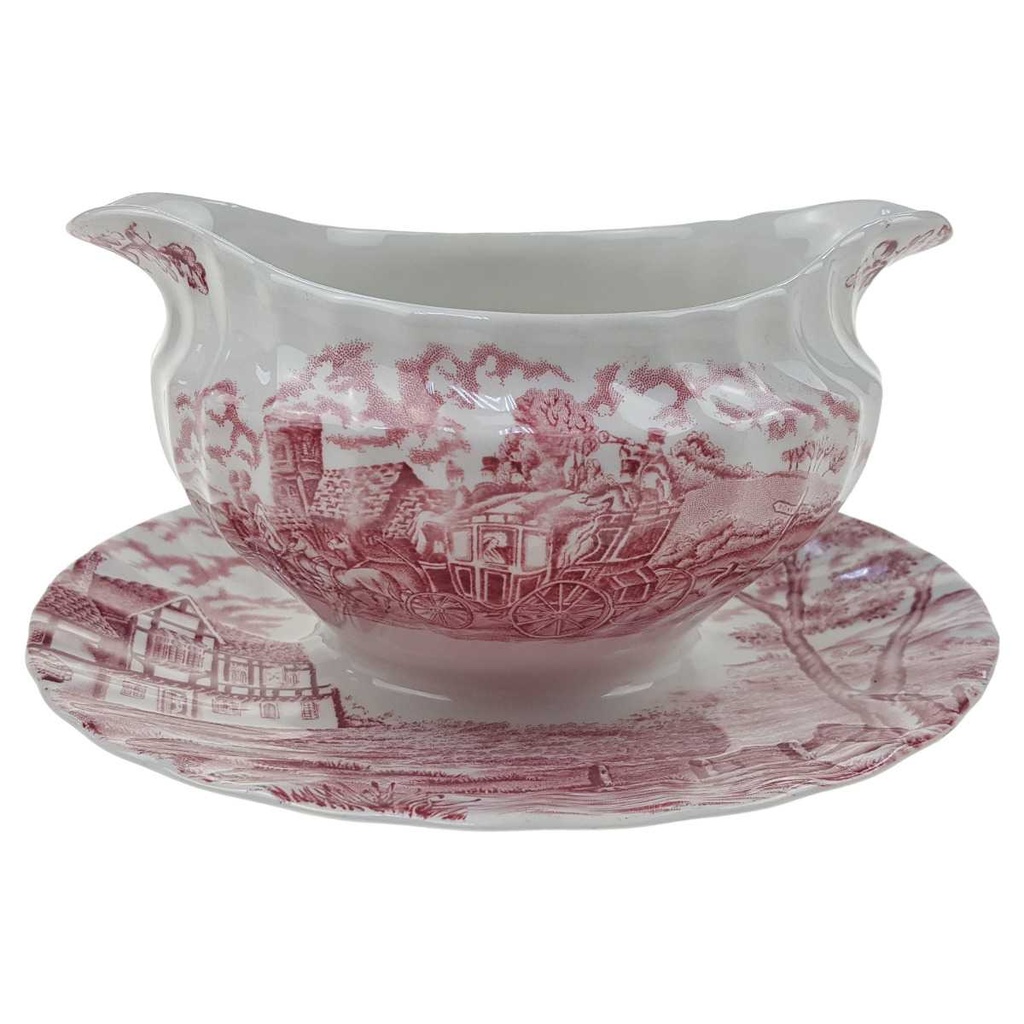 [1628056] Sauciere 1tlg Myott Royal Mail Rot