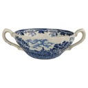 Suppentasse Myott Country Life Blau gebraucht - akzeptabel