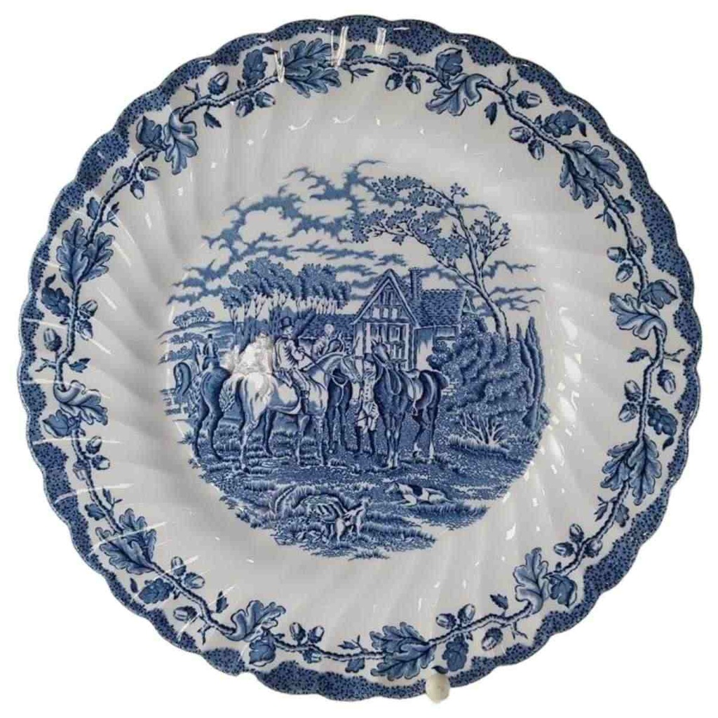 [1660829] Speiseteller Essteller 25 cm Myott Country Life Blau gebraucht - akzeptabel