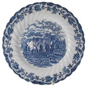 Speiseteller Essteller 25 cm Myott Country Life Blau gebraucht - akzeptabel