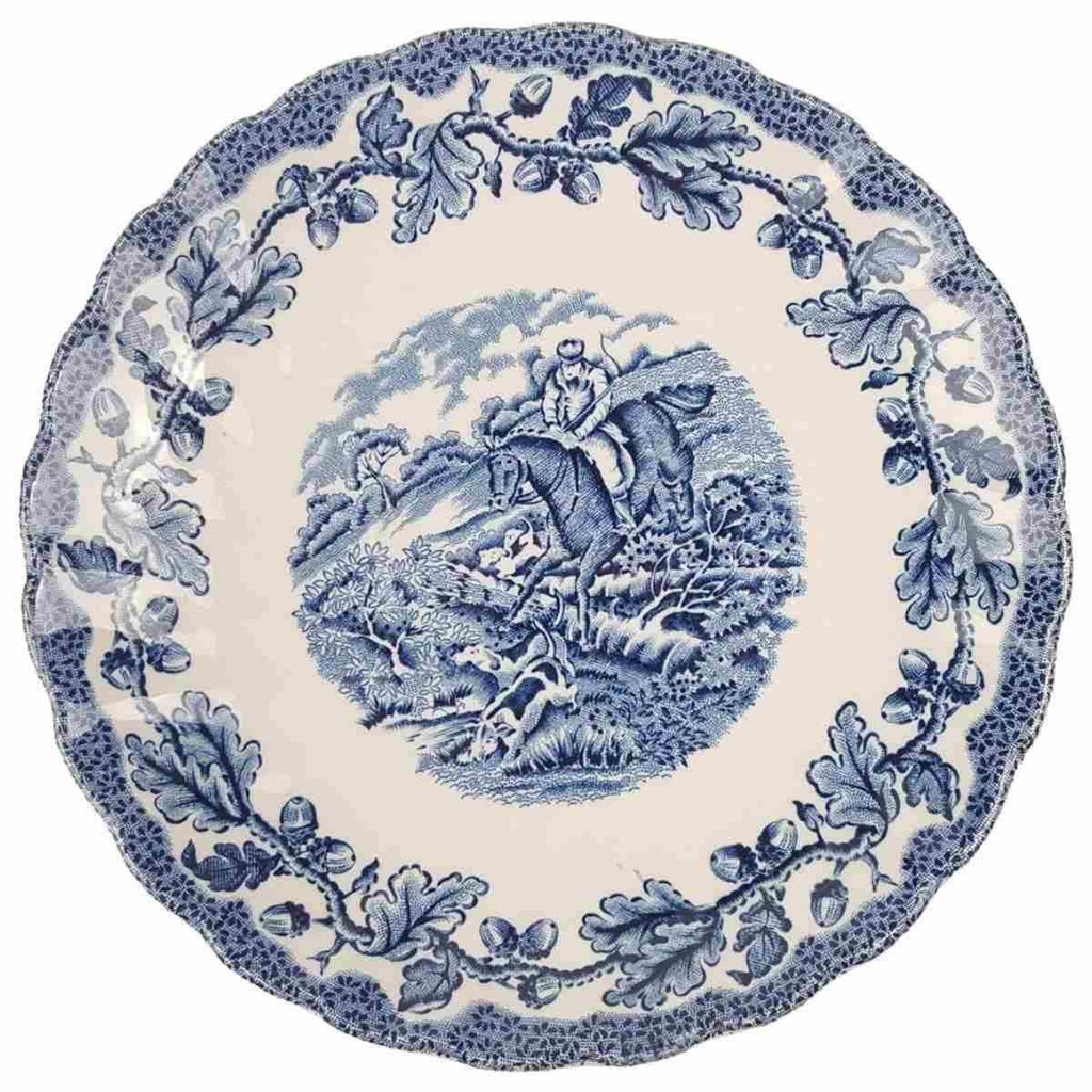 [1780516] Untertasse für Kaffee 14,6 cm Myott Country Life Blau gebraucht - sehr gut