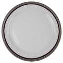 Speiseteller Eschenbach Braun Platinrand