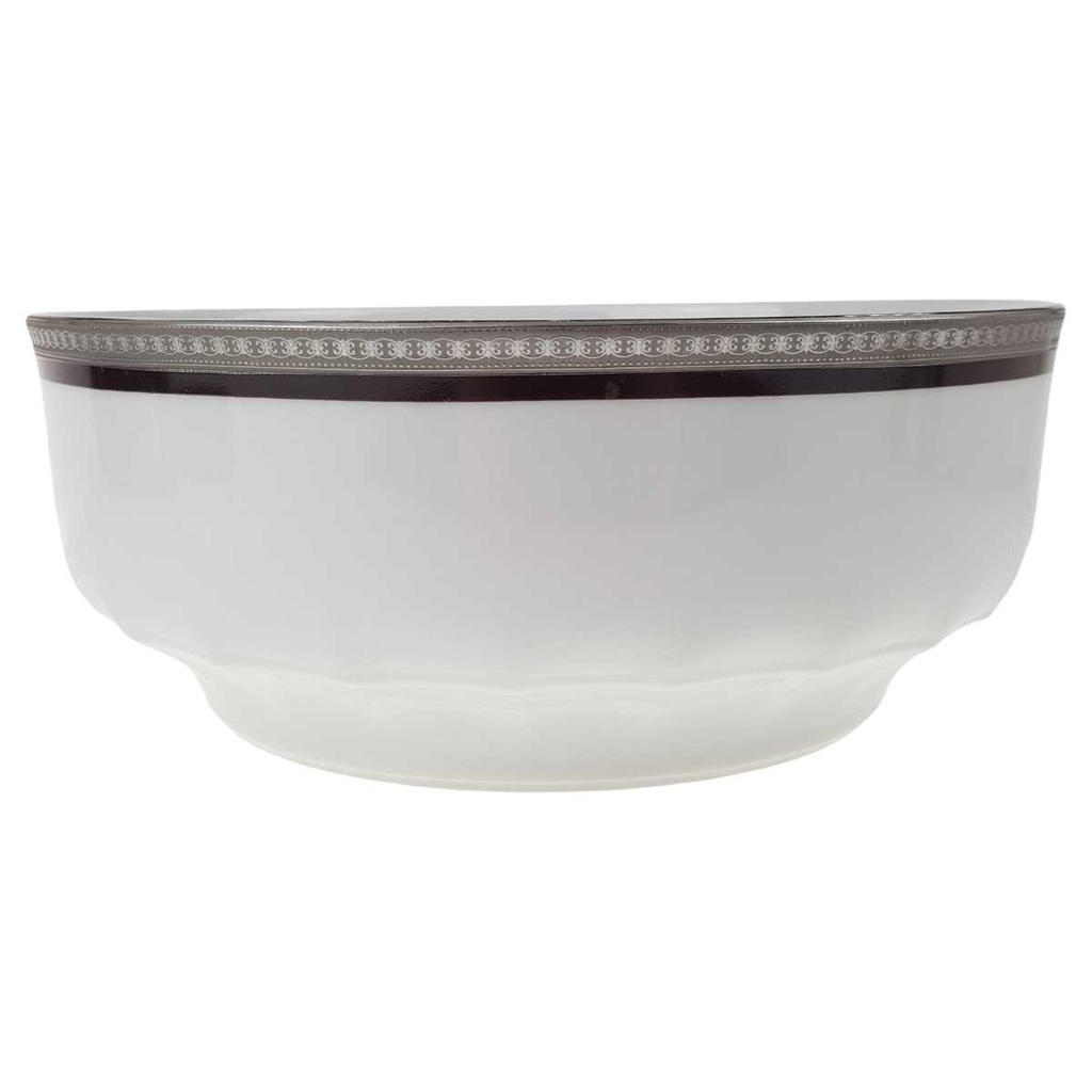 [1780521] Schüssel groß Eschenbach Braun Platinrand
