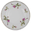 Kuchenteller 19,5 cm Chodziez Moosrose Goldrand gebraucht - akzeptabel