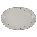 Servierplatte klein 31,5x21 cm Seltmann Weiden Streublümchen Goldrand gebraucht - akzeptabel