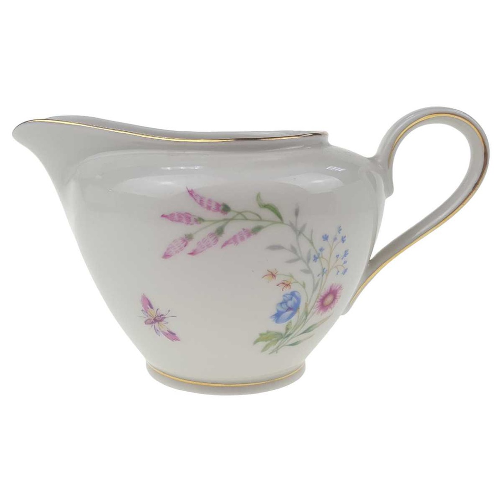 [1780545] Milchkännchen Schaller Bunte Blumen Goldrand gebraucht - sehr gut