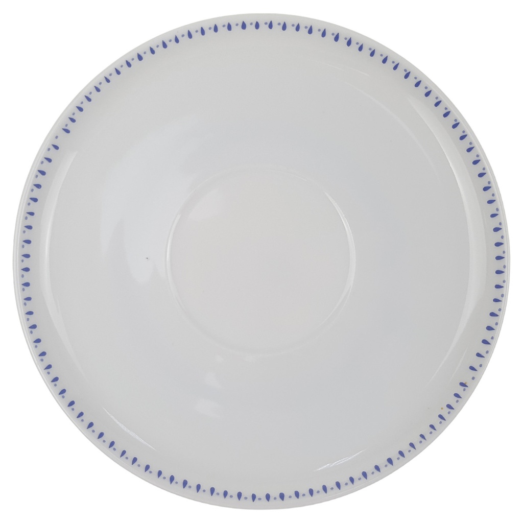[1780559] Untertasse 14,5 cm Melitta Blaue Tropfen Rand gebraucht - gut