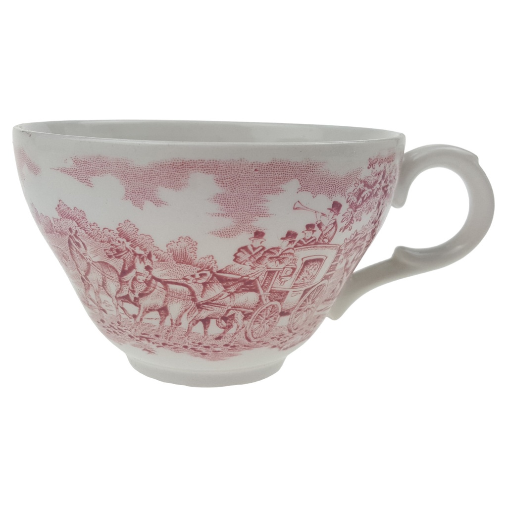 [1780599] Teetasse Alfred Meakin Coaching Days Rot gebraucht - sehr gut