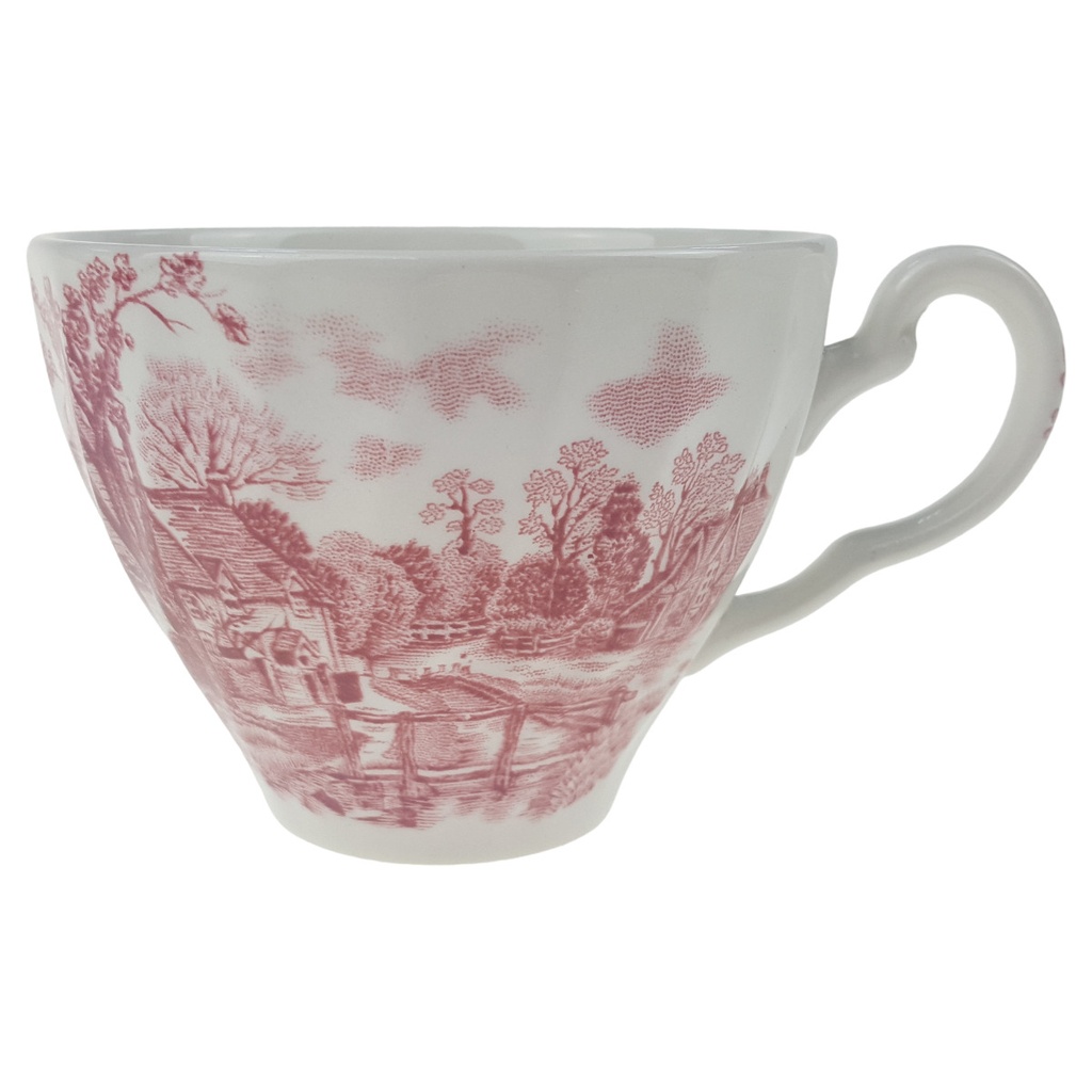 [1780610] Kaffeetasse Johnson Bros Cotswold Rot gebraucht - sehr gut