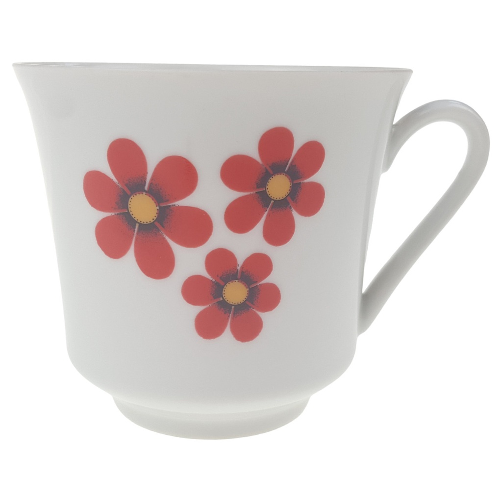 [1780629] Kaffeetasse Winterling Röslau Rote Blumen gebraucht - gut