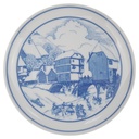 Wandteller 19,8 cm Hutschenreuther Winter Exclusiv für Niederthäler Hof gebraucht - sehr gut