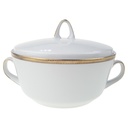 Ragoutterrine 1,3 L Händel Bavaria Goldrand 7 mm gebraucht - sehr gut