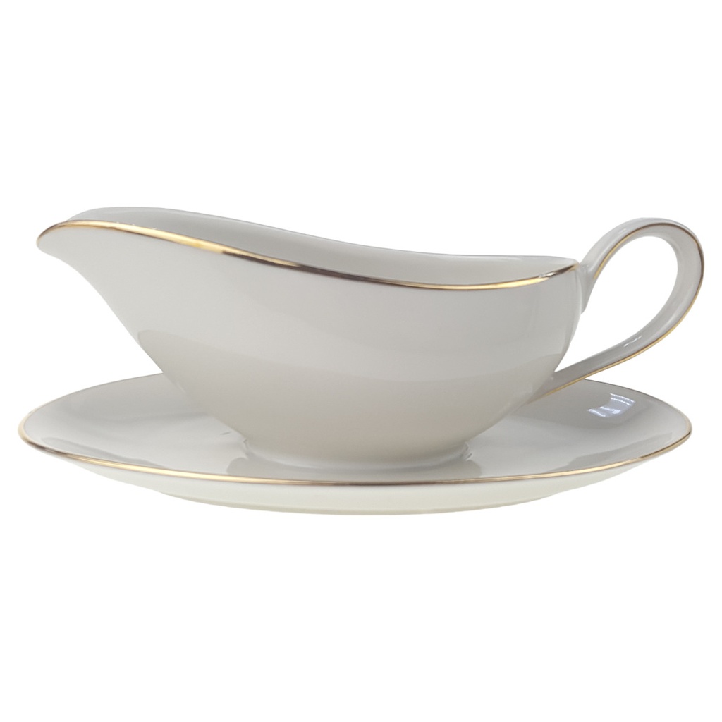 [1780694] Sauciere Goldrand 1tlg Bavaria Elfenbein 2 mm Beige gebraucht - gut