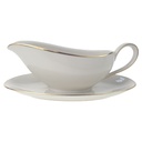 Sauciere Goldrand 1tlg Bavaria Elfenbein 2 mm Beige gebraucht - gut