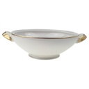 Ragoutterrine ohne Deckel 1,05 L Schaller Goldrand elfenbein Beige gebraucht - sehr gut