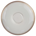 Untertasse für Tee 2tlg 14,7 cm Eschenbach A. Giannelli Goldranke 7 mm gebraucht - gut