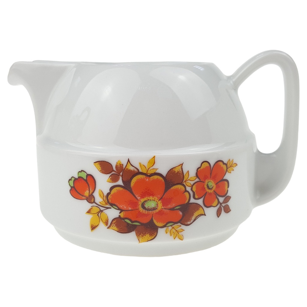 [1780747] Milchkännchen Schirnding Blumen Braun Orange gebraucht - sehr gut