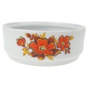 Zuckerdose ohne Deckel Schirnding Blumen Braun Orange gebraucht - sehr gut