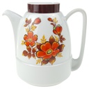 Kaffeekanne 1,45 L Schirnding Blumen Braun Orange gebraucht - gut