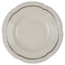 Suppenteller 24,7 cm Edelstein Frauenlob Elfenbein Goldrand 6965 gebraucht - gut