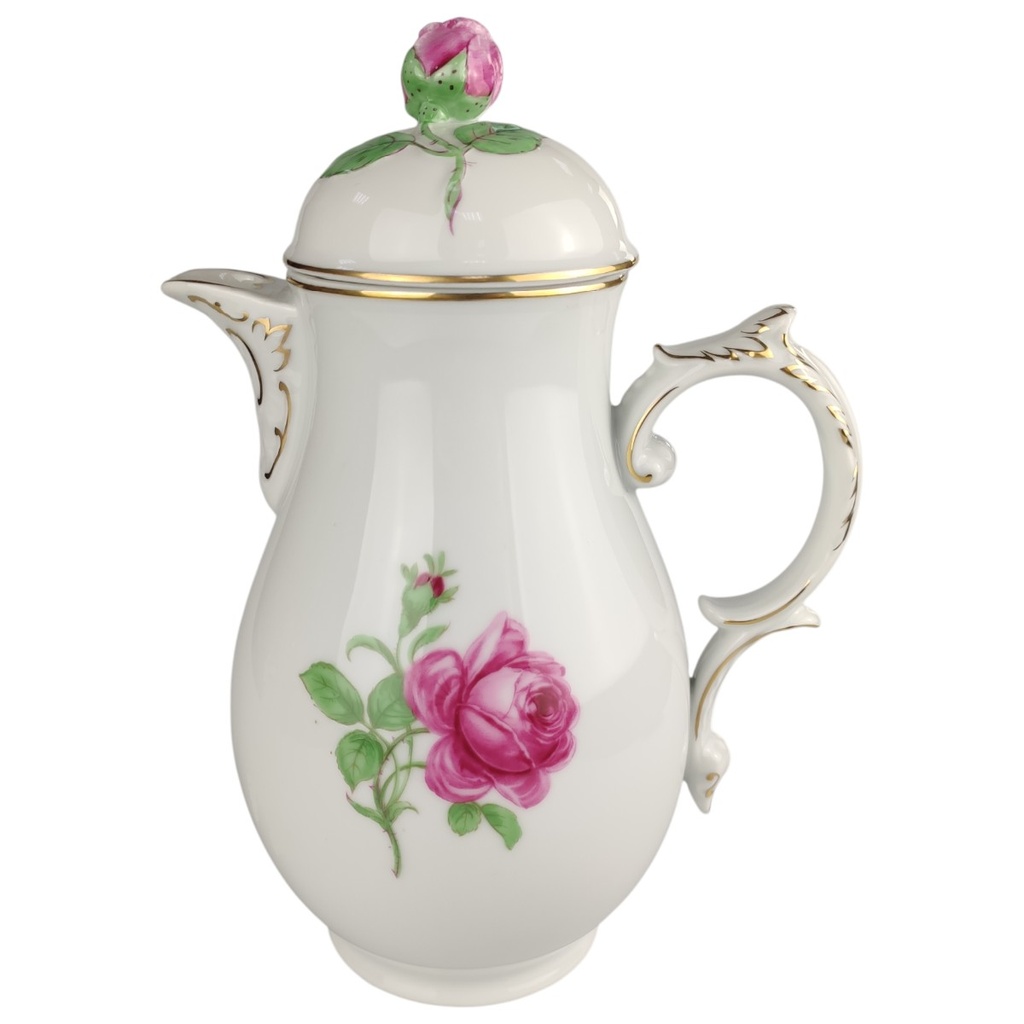 [1781207] Kaffeekanne 1,05 L Fürstenberg Alt Rote Rose 02171 gebraucht - sehr gut