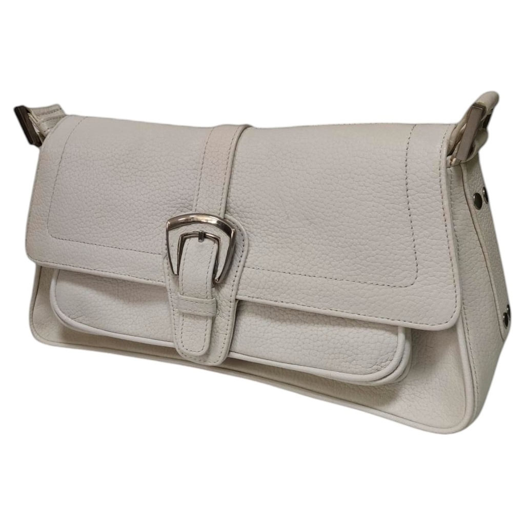 Stuart Weitzman Handtasche Schultertasche Damen weiß
