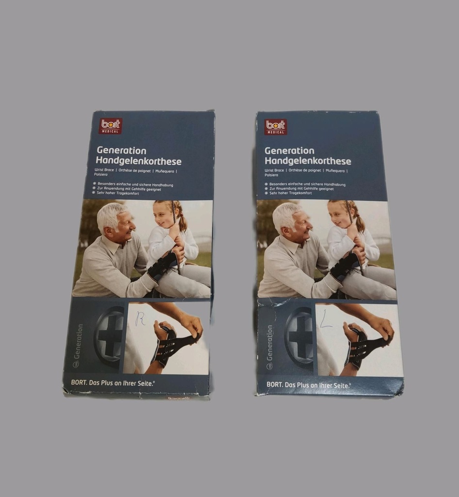 Bort Generation Handgelenkorthese Bandagen Links medium, Rechts smal