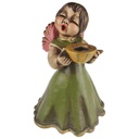 Kerzenhalter Figur Skulptur Thun Bozener Engel grün rosa gold gebraucht - gut