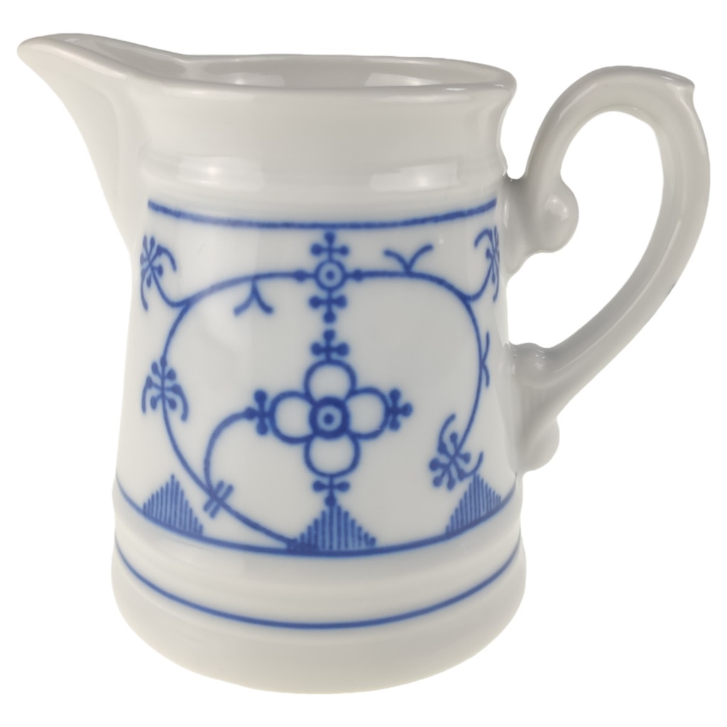 [1805963] Milchkännchen H 9 cm 10,2x7 0,2 L Winterling Schwarzenbach Indisch Blau Porzellan gebraucht-sehr gut