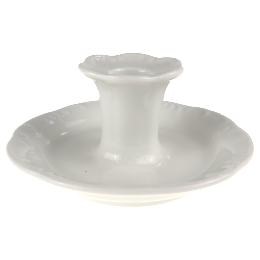 [1805966] Kerzenhalter für Stabkerzen Rosenthal Monbijou Weiß gebraucht - sehr gut
