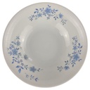 Schüssel D 25,5 cm H 7,2 Winterling Marktleuthen Blumendekor Blau Porzellan gebraucht-gut