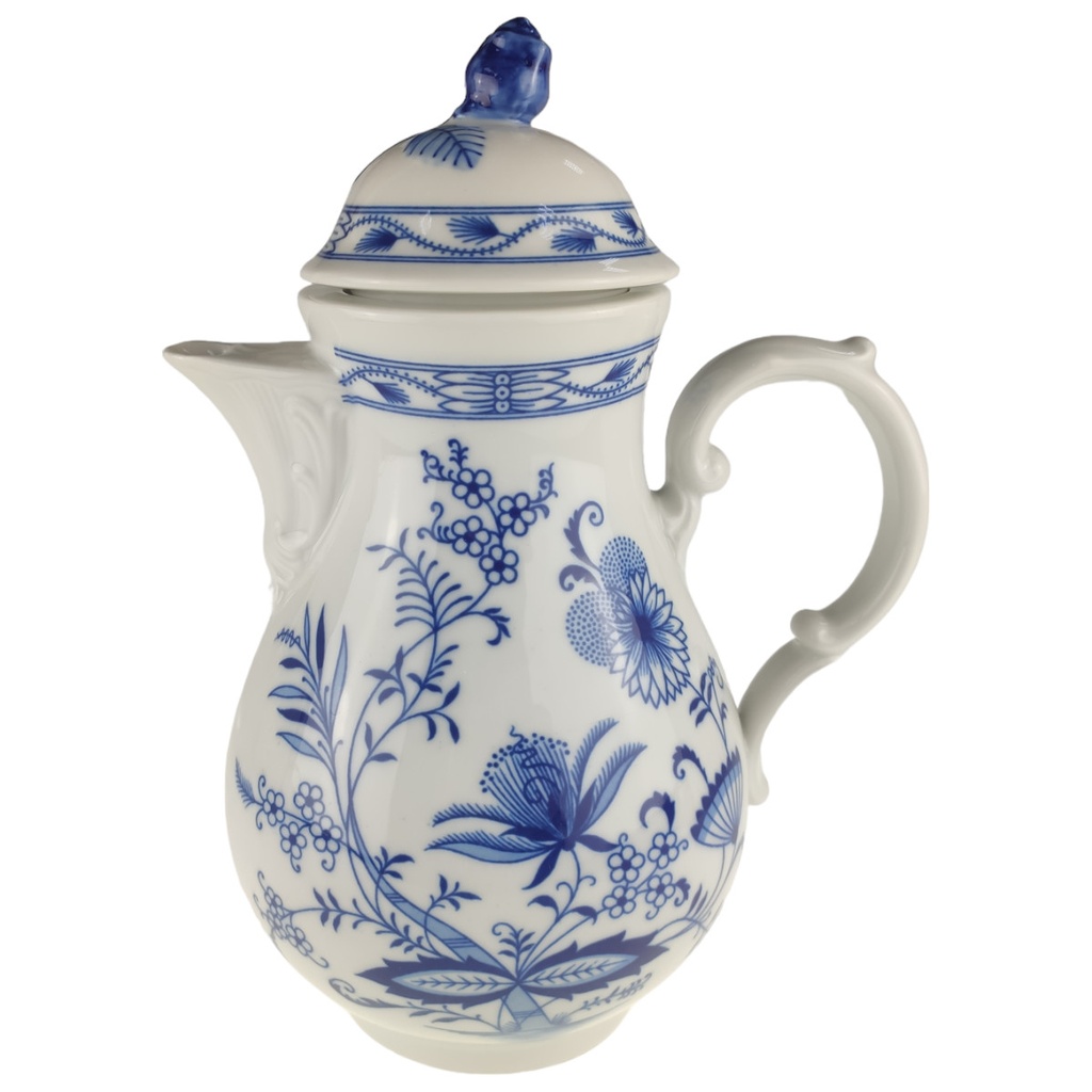 [1806001] Kaffeekanne Schaller Zwiebelmuster gebraucht - sehr gut