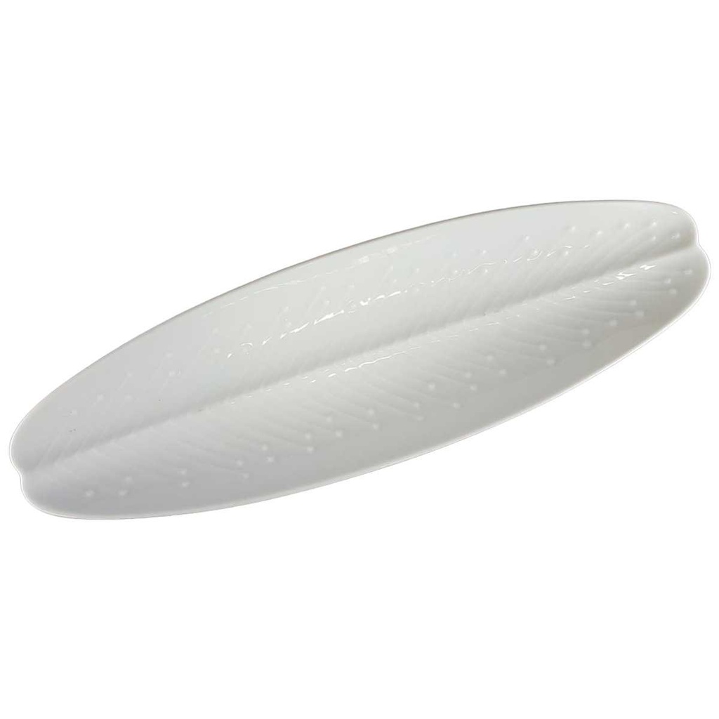 [1806015] Snackschale H 3,8 L 36 B 11,5 Rosenthal weiß Tapio Wirkkala Porzellan gebraucht-sehr gut