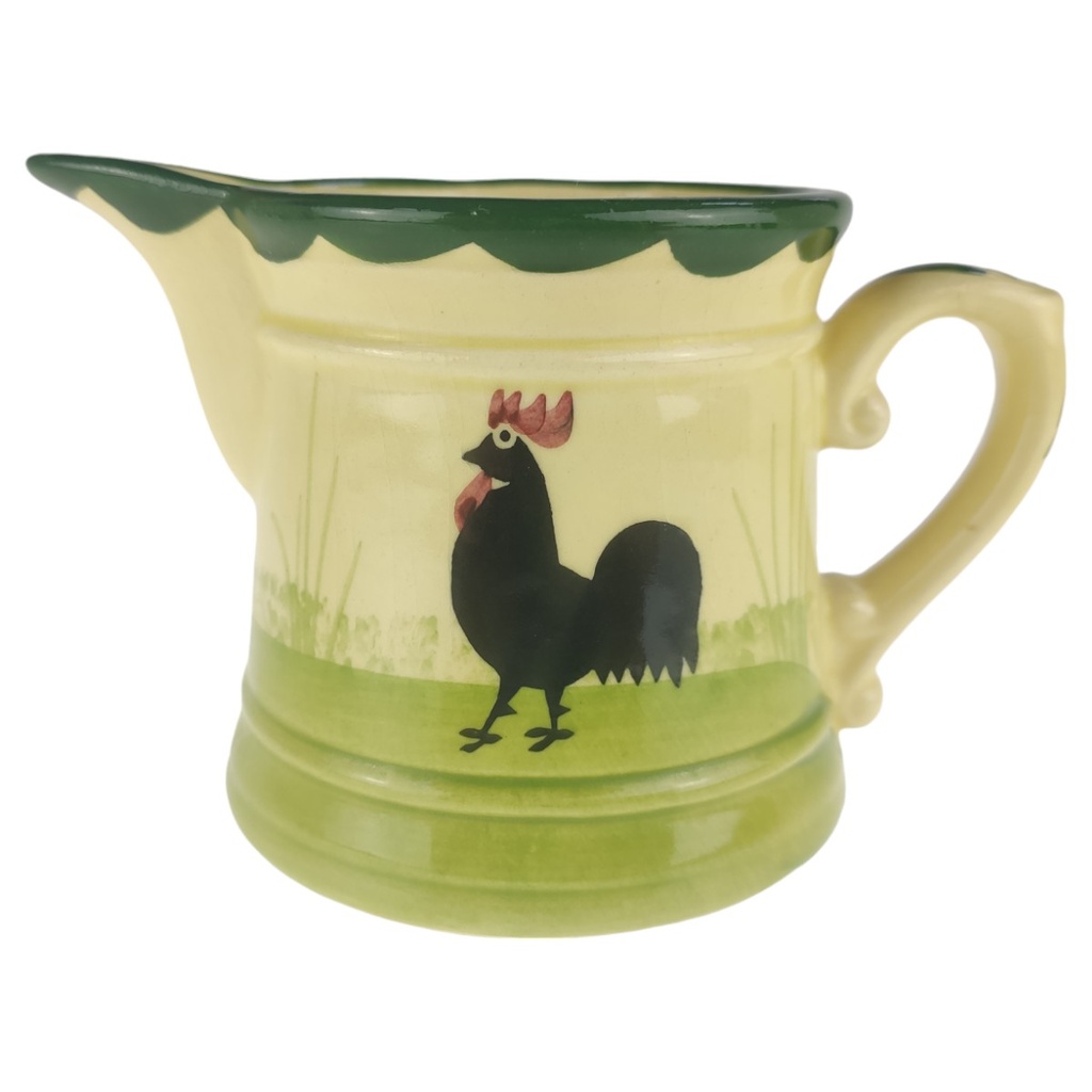 [1806059] Milchkännchen H 7,7 L 11,5 B 7,5 Zeller Keramik Hahn & Henne gebraucht-akzeptabel