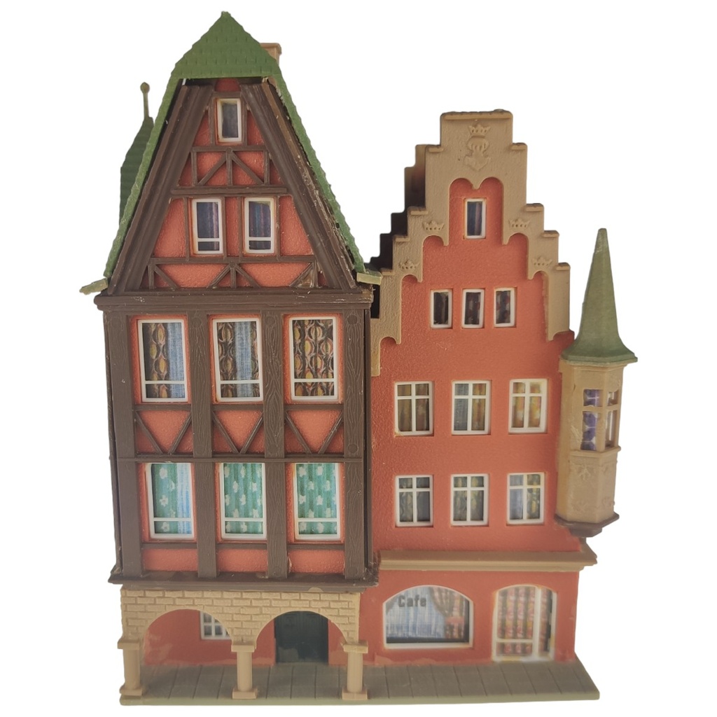 Vollmer N 19468 Doppelhaus mit Laubengang Giebelhaus Gebäude Fertigmodell