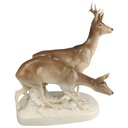 Skulptur Royal Dux Rehe Rehpaar Rehfigur