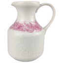Milchkännchen Hutschenreuther Petra Relief roter Blumenkranz gebraucht - gut