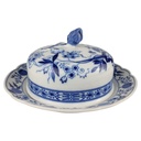 Butterdose Butterglocke mit Deckel 2tlg Hutschenreuther Maria Theresia Zwiebelmuster gebraucht - sehr gut