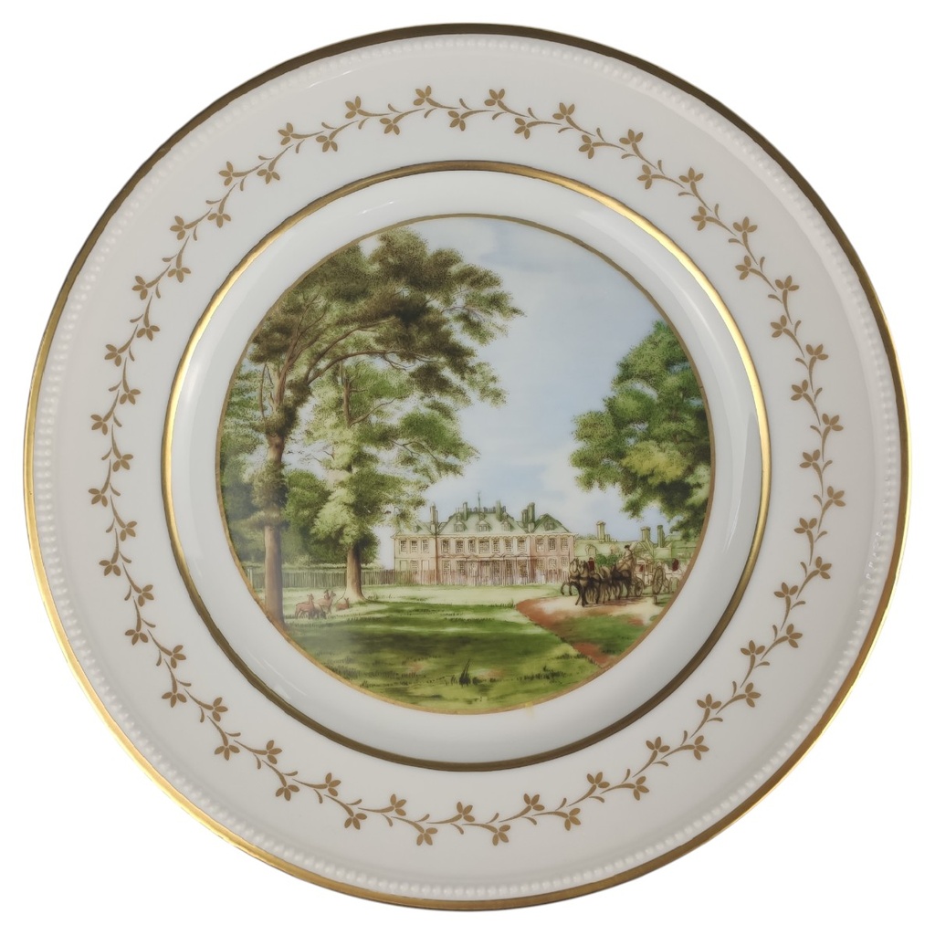 [1806296] Wandteller 24,5 cm AK Kaiser Englische Parklandschaften Country Scenes 1. Motiv gebraucht - neuwertig