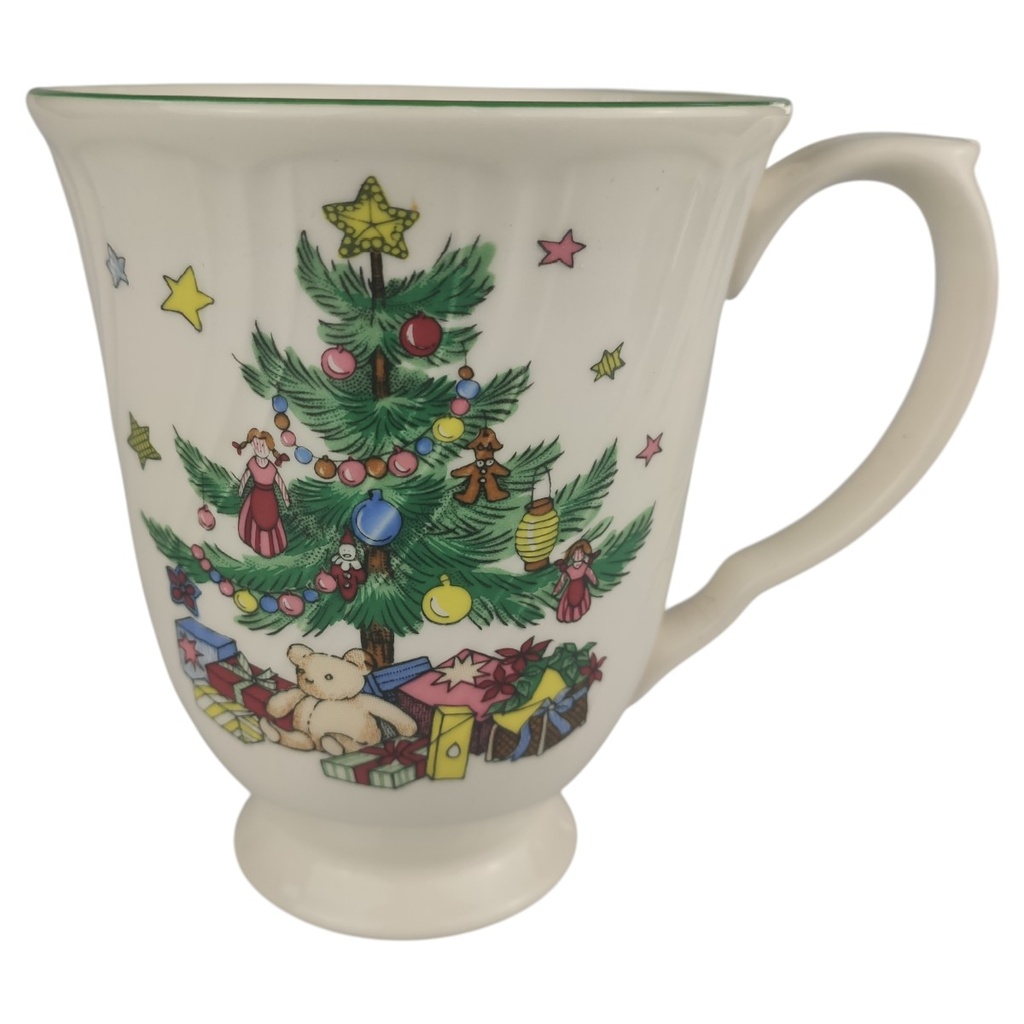 [1806320] Kakaobecher auf Fuß Nikko Tableware Happy Holidays gebraucht - sehr gut