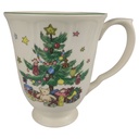 Kakaobecher auf Fuß Nikko Tableware Happy Holidays gebraucht - sehr gut